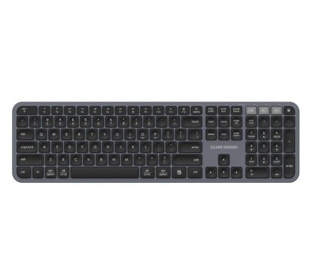 SILVER MONKEY K90 Wireless premium business keyboard (grey) - 741765 - zdjęcie